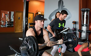 A small group session at His & Her Fitness